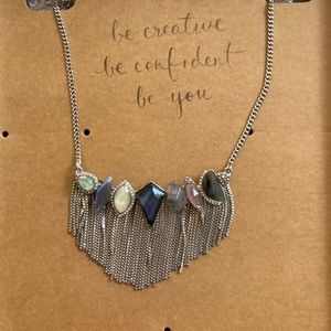 Riverstone Statement Necklace by Chloe and Isabel! Display only!